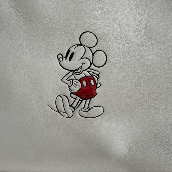 RARE DISNEY X COACH Charlie backpack large chalk white with Mickey Mouse - Picture 11 of 15
